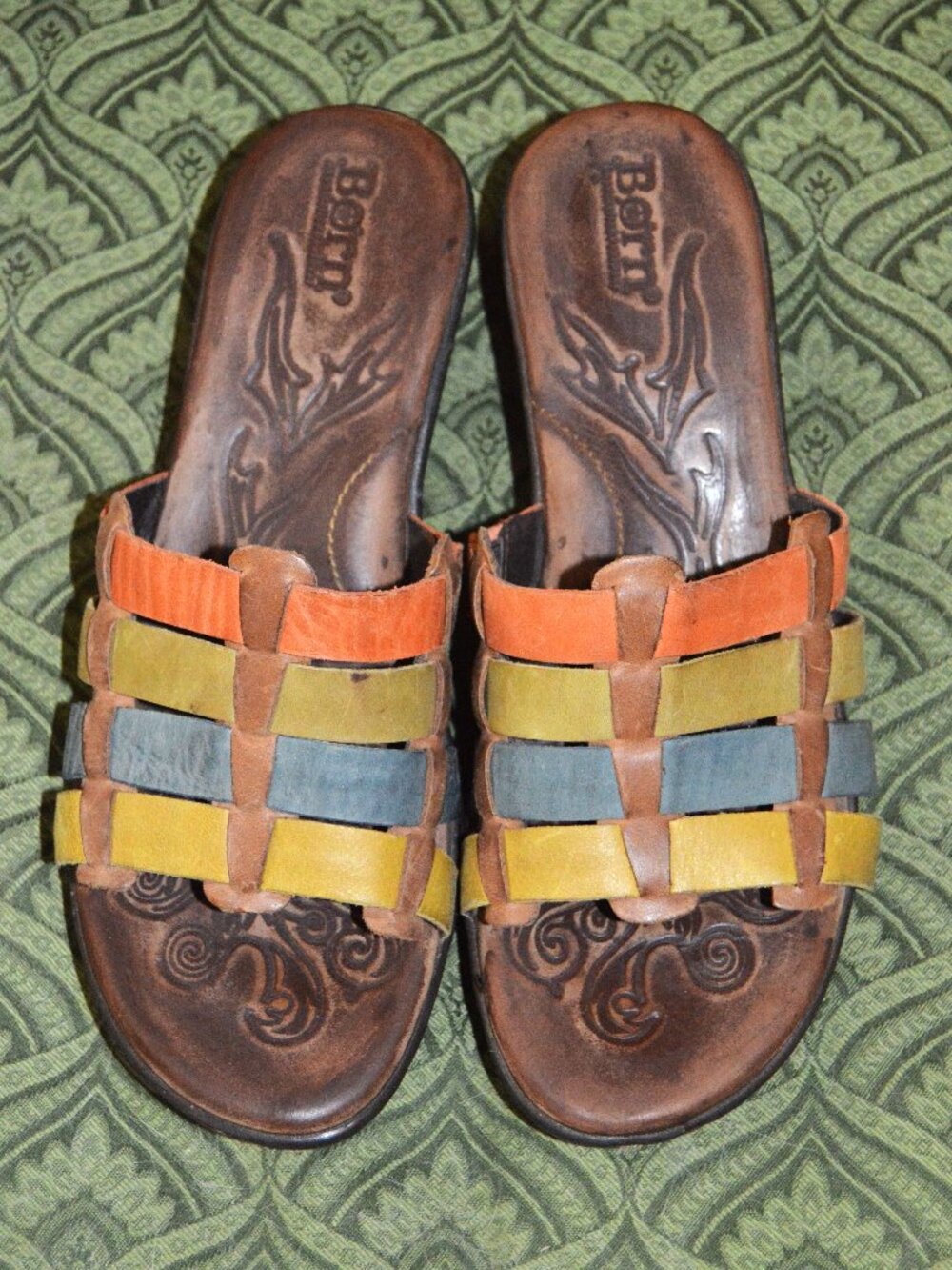 Born Women's Sandals slip on 2" heel
